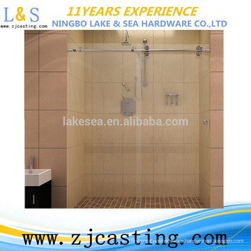 bathroom sliding door glass hardware